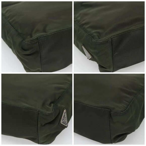PRADA Tote Bag Nylon Green Auth - Picture 15 of 16